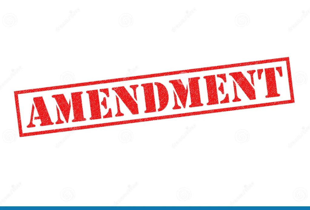 amendment-return